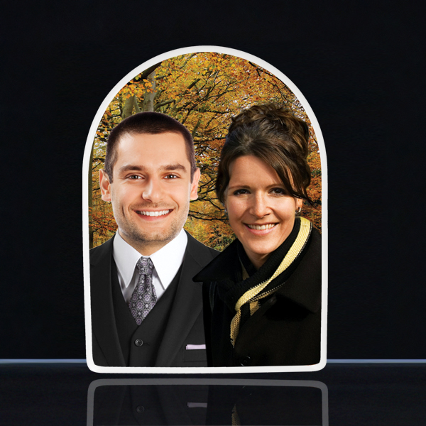 12x16 cm Cupola Tonda (color sau alb-negru)