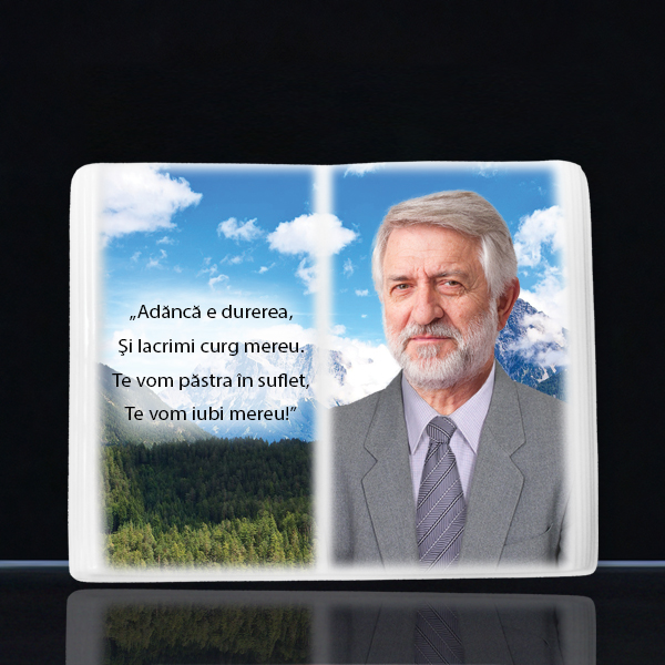 22x16 cm Carte simpla (color sau alb-negru)