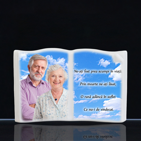 16 x 25 cm Carte Colt (color sau alb-negru)