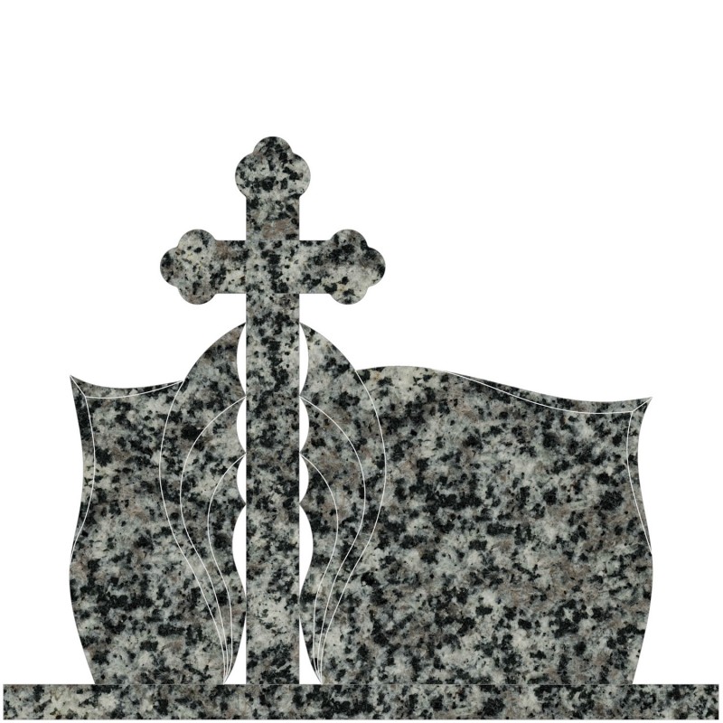 Monument cu cruce trilobat – Set M026